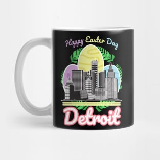 Happy Easter Day Detroit Mug